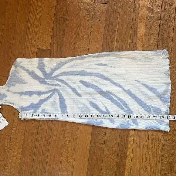 Zara Asymmetrical Ribbed Tie Dye Dress - Picture 11 of 11